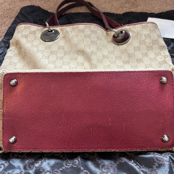 Authentic Vintage Gucci Canvas Eclipse Tote Bag (H) - Picture 9 of 12